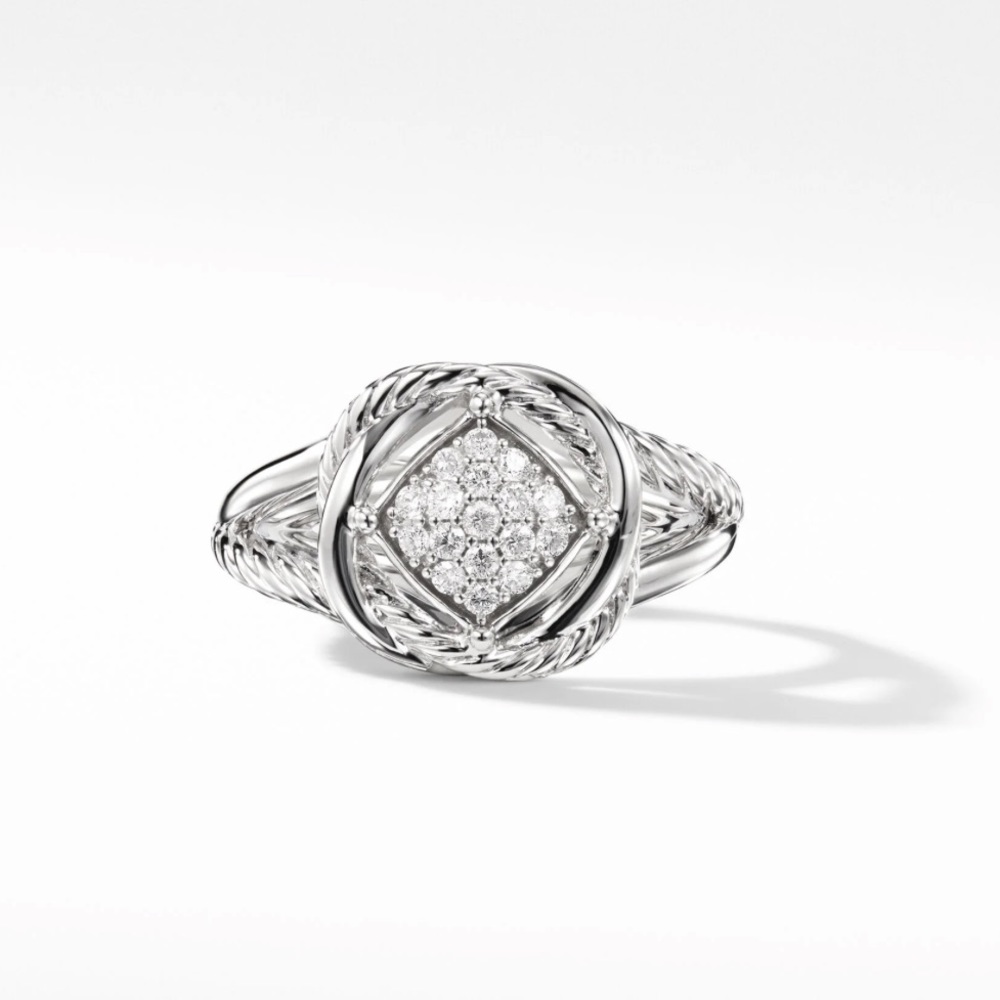DAVID YURMAN Infinity Ring in Sterling Silver with Pavé
Diamonds